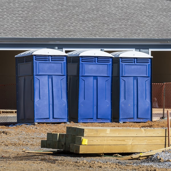 what is the cost difference between standard and deluxe portable restroom rentals in Diamond Point NY